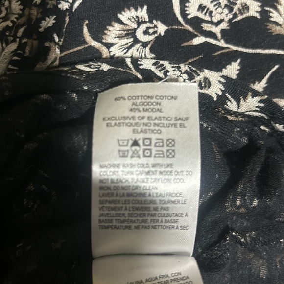 Lucky brand sleeveless paisley pullover top size xl - Picture 7 of 7